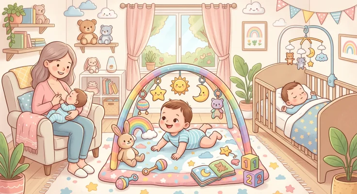 Bebé de 2 Meses: Desarrollo, Sueño y Alimentación